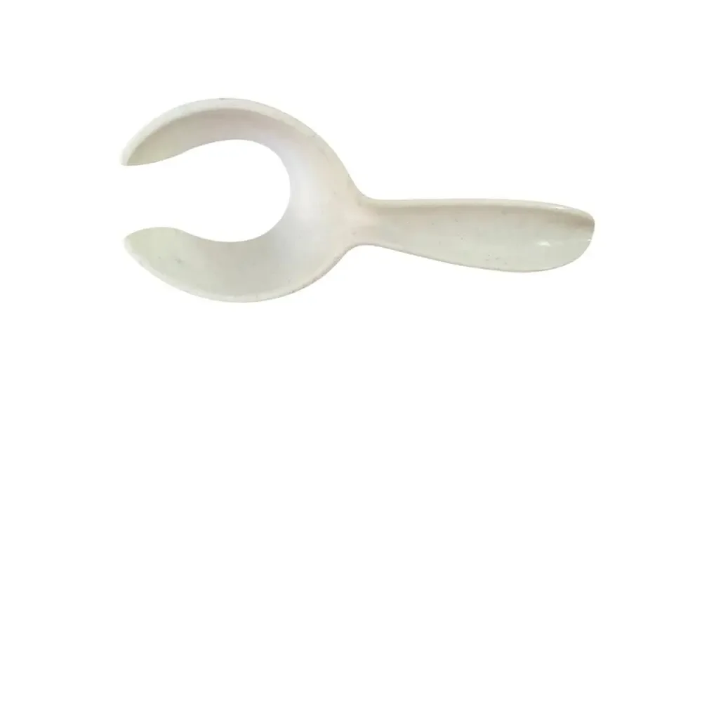 Tupperware Hard Boiled Egg Lifter Scoop Light Grey Beige Speckled